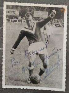  rare photo autographe football Serge MASNAGHETTI  USVA 1963