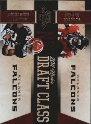 2011 Playoff Contenders Draft Class #10 Julio Jones Jacquizz Rodgers - NM-MT+ - Image 1 of 2