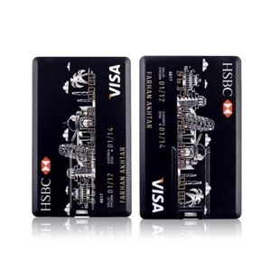 LOT 3PCS Clé Usb 64 Go Haute vitesse avec lecteur Flash, format carte de crédit+ - Photo 1/6