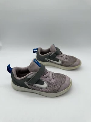 Zapatos para niñas pequeñas Nike Downshifter 9 (TDV) lila helada/blanco/gr - talla 10C Foto 1 de 4