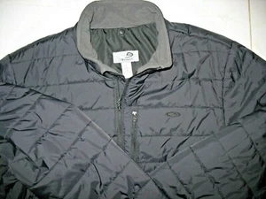 CHAMPION - XXL - BLACK - QUILTED NYLON LINED ZIPPER FRONT JACKET - ZIP POCKETS - Picture 1 of 4