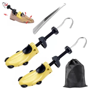 2x Adjustable Sneaker Shoe Stretcher Shoe Trees Trainer Shaper Expander Support - Picture 1 of 12