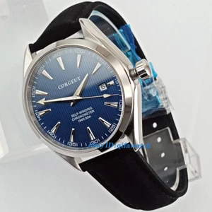 41mm Corgeut WristWatch blue Movement Mens Sapphire crystal Automatic watch - Picture 1 of 7