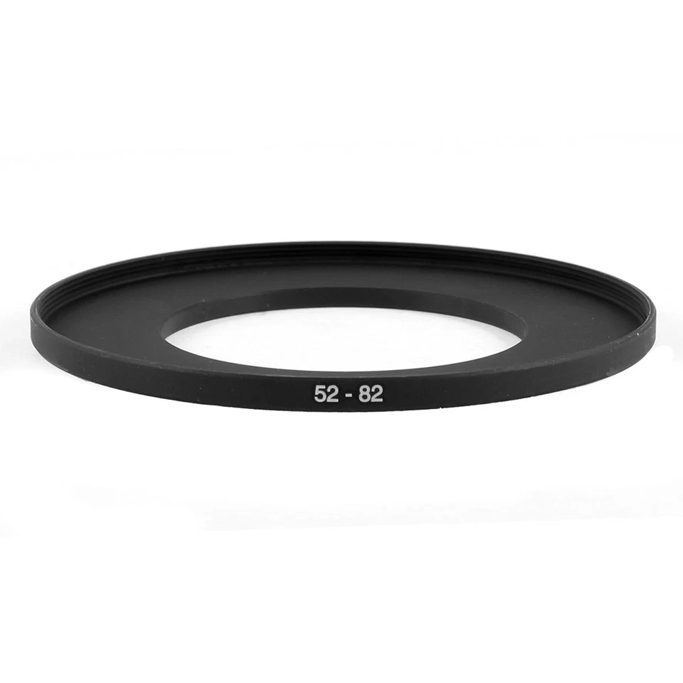 Camera 52mm Lens to 82mm Accessory Step Up Adapter Ring 52mm-82mm Black - Image 1 of 1