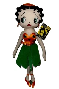 Muñeca de peluche Betty Boop calabaza rellena 16 pulgadas con etiqueta Kellytoy - Imagen 1 de 5