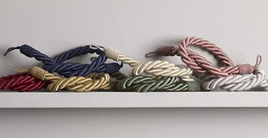 Reef Twisted rope curtain tieback embrace cord ties holdback - Picture 1 of 21