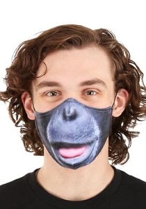 Adult Gorilla Sublimated Face Mask - Picture 1 of 4
