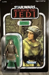 Star Wars ROTJ Leia Combat Poncho VC OTC Figure MOC 2004 Unpunched C-9.5 77 Back - Picture 1 of 2