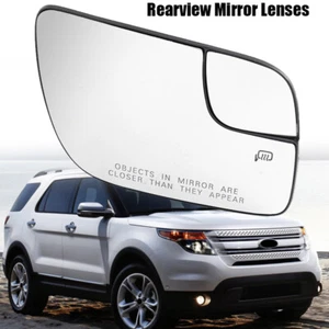 1X For 2011-2019 Ford Explorer Rearview Mirror Glass Right Passenger With Heated - Picture 1 of 13