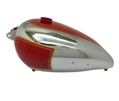 APTO PARA TANQUE GASOLINA GASOLINA CROMO PINTADO ROJO BSA B31 Foto 1 de 4