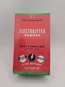 Key Nutrients Electrolytes Recovery Plus Watermelon 20 Count Pack Hydration 8/25 - Picture 1 of 2