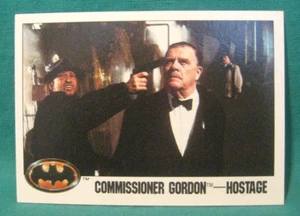 1989 Topps Batman Trading Card #31-Commissioner Gordon---Hostage - Picture 1 of 2