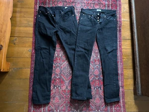 (2) Paar Made in USA Jeans - Levis 511 Cone Denim + Buck Mason 30x32 Slim - Bild 1 von 18