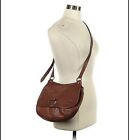 FRYE Lucy Brown Leather Crossbody Bag