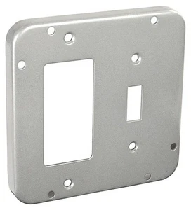 *NEW* 4-11/16" Square Electrical Cover GFCI/Decorator & Toggle Switch Device - Picture 1 of 1