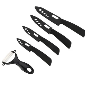 1 Set Coltelli in Ceramica Manico Antiscivolo Pelapatate Frutta Posate Cucina per Casa - Foto 1 di 12