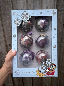Disney Store "The Nightmare Before Christmas" Sketchbook 6 Ball Ornament Set - Picture 1 of 10