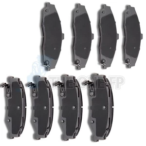 For 1997-2013 Chevrolet Corvette 8pcs Front and Rear Ceramic Brake Pads - Picture 1 of 8