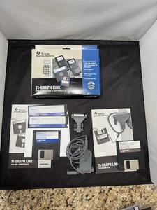 De colección TI-Graph Link v1.0 Completo TI-82 TI-85 IBM Mac Raro con Discos - Imagen 1 de 6