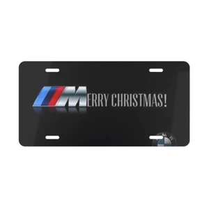 M Series Vanity Plate, Merry Christmas Beamer Car Tag, Gift for Him Her, New Car - Picture 1 of 5