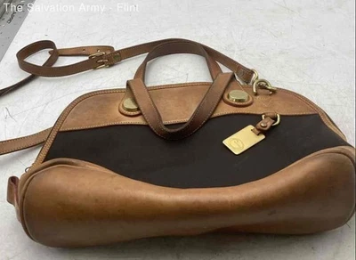 Dooney & Bourke женщин коричневый холст кожаный путешествий сумка/топ ручки сумка - Изображение 1 из 4