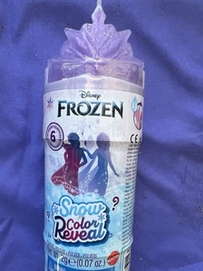 Disney Frozen von Mattel Paket Snow Color Reveal kleine Puppe 6 Überraschungen ohne Verpackung - Bild 1 von 2