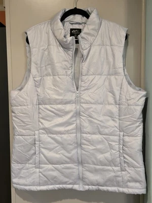 Chaleco acolchado azul claro Jackson Hole para mujer, 3X, bolsillos Foto 1 de 4