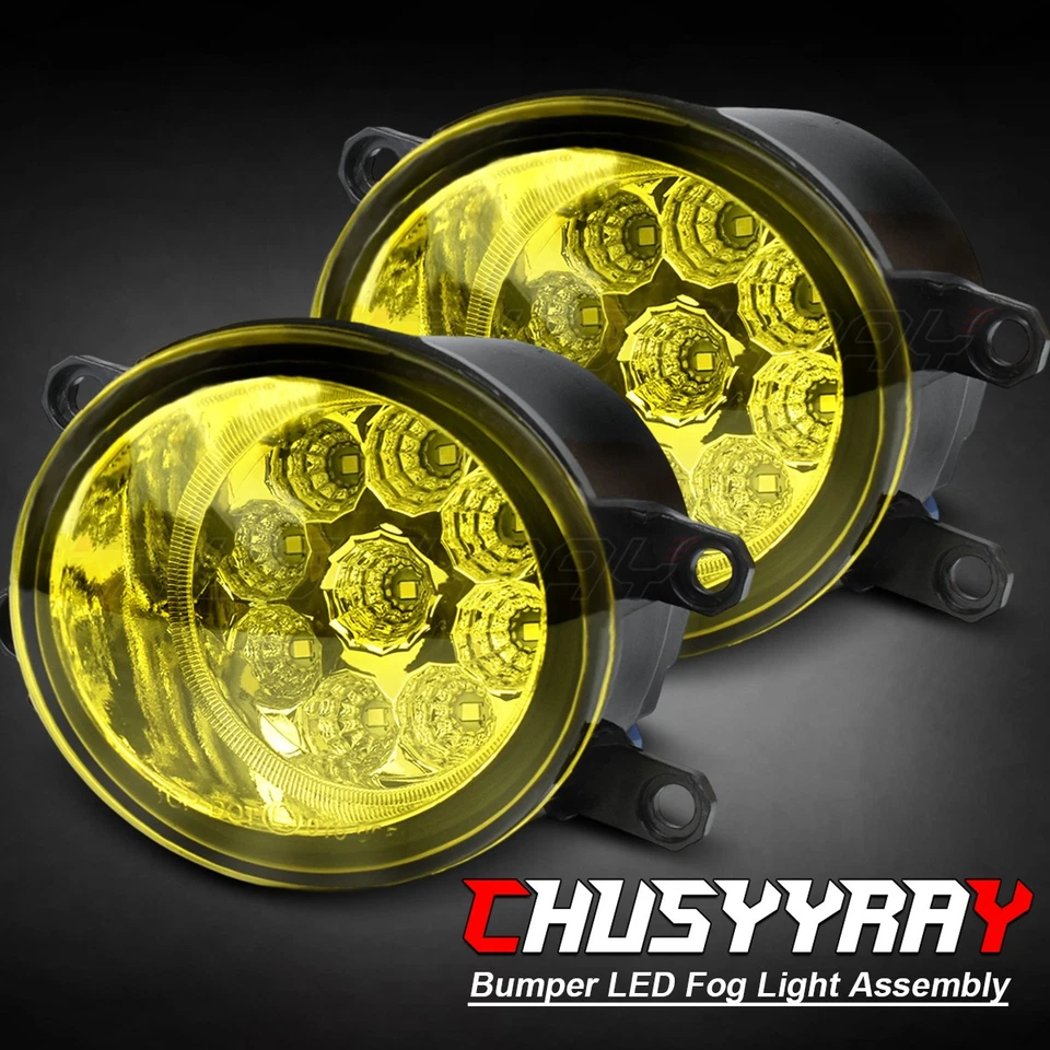 Par de luces antiniebla LED de conducción luces de parachoques delanteras conductor + lado derecho del pasajero Foto 1 de 4