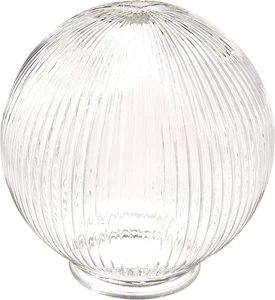85254 Replacement Glass Globe 6-3/8" - Clear Halophave - Picture 1 of 12