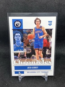 JOSH GIDDEY 2021-22 Chronicles RC PURPLE BASE Rookie PARALLEL #/49 THUNDER OKC - Picture 1 of 2