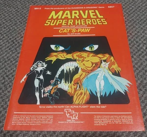 Cat's Paw - Marvel Super Heroes Role Playing Game 6857 MH-5 - with Map - Picture 1 of 5