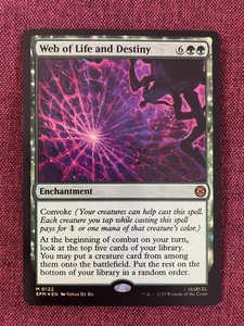 Web of Life and Destiny #122 FOIL NM/M MTG Spiderman Magic Card - Picture 1 of 1