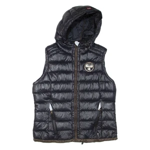 Chaleco acolchado negro con capucha M NAPAPIJRI para hombre - Imagen 1 de 6