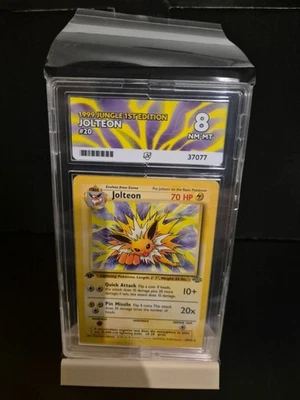 Ace Graded 8 1st Edition Pokemon Jungle Jolteon 20/64 - Image 1 of 2