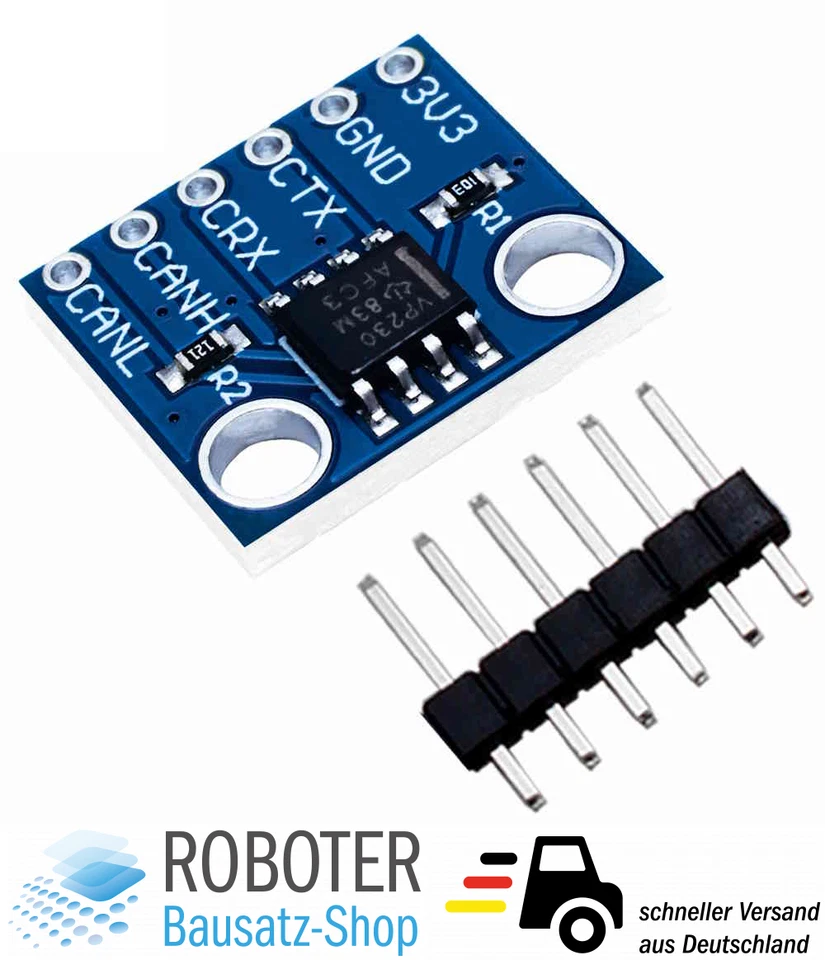 MAKERMIND CAN Bus Modul SN65HVD230 Tranceiver für Arduino Raspberry Pi ESP32
