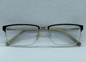 Randy Jackson Zyloware Eyeglasses Frames Black Half Rim C.021 140 54 18 No Case - Picture 1 of 7