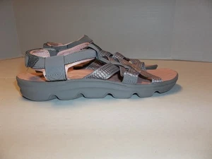 Sandalia deportiva JSport para mujer talla 7 KAIA correa ajustable gris/rosa - Imagen 1 de 6