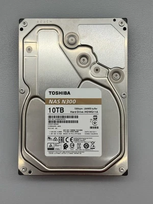 Toshiba N300 internal hard drive 10 TB 7200 RPM 512 MB 3.5" Serial ATA III - Image 1 of 2