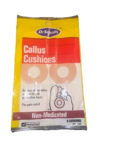 1 pack Dr. Scholl’s Callus Foot Cushions 6 Ct Non-medicated SEALED - Picture 1 of 3