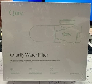 Qure Q-urify Water Filter System For Skin Care Acne Dermatologist Recommend NIP - Picture 1 of 5