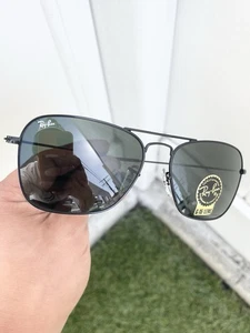 NWT Ray Ban Classic Caravan RB3136 3136 Black 002 Size 58/15 Case Included - Picture 1 of 6