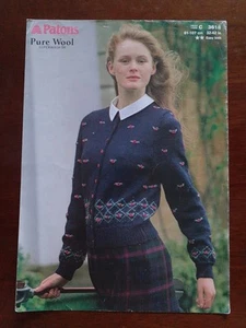 Patons DK Strickmuster Nr. 3618 Damen Cardigan 32 - 42" Brustumfang - Bild 1 von 3