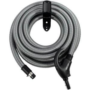 97261 Niederspannungs-Zentralstaubsaugerschlauch und Aufhänger, 30 Fuß, silber, 30 Fuß Schlauch - Bild 1 von 1