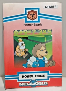 Homer Bear's Honey Craze by NewWorld; Diskette for Atari 400/800/XL/XE; NOS - Picture 1 of 3