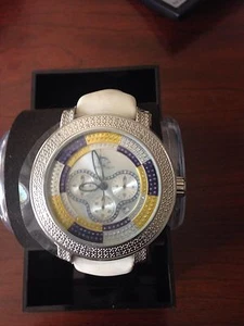 NEW Techno Master TM-2108 ICE Watch Men's White Diamond - Picture 1 of 1