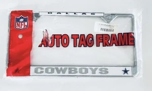 NFL Dallas Cowboys Auto Tag Frame NEW - Picture 1 of 3