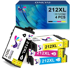 Tinta compatible 4 piezas 212xl 212 xl para Epson XP-4100 WorkForce WF-2830 WF-2850 - Imagen 1 de 5