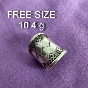 Fine Silver Rings Sterling 925 반지 Craft Jewelry Fashion Adjustable Size R78004 - Bild 1 von 5