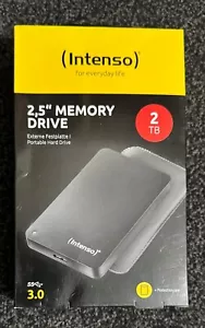 Intenso 2TB External Hard Drive USB 3.0 2.5" Black - Picture 1 of 2