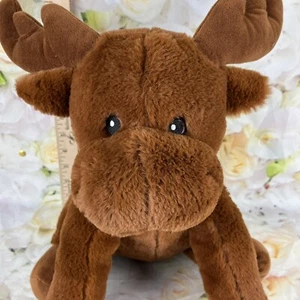 Katie Moose 2019 WISHPETS Lovey Plush Stuffed Animal Toy Brown SOFTEST EVER - Picture 1 of 8